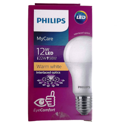 PHILIPS LED BULB 12W E27 230V 1PF/12 9 APR